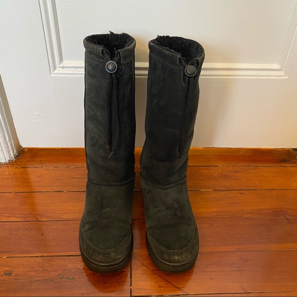 UGG Shoes - Ugg Australia Ultimate Black Boot Tall 9